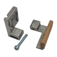 Geze Adjustable Floor Guide - Left Geze Adjustable Floor Guide - Left