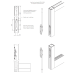 Axim FB-6201-F12 Flush Bolt - Flat Faced Axim FB-6201-F12 Flush Bolt - Flat Faced