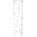 Axim FB-6201-R12 Flush Bolt - Radius Faced