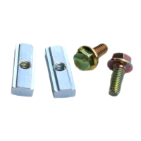 Record Door Leaf Mounting Hex Bolt & Slide Nut Pack