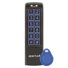 Aperta EZTAG3 Weatherproof Proximity and Keypad Door Entry Kit with 10 Tags Black Aperta EZTAG3 Weatherproof Proximity and Keypad Door Entry Kit with 10 Tags Black