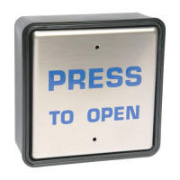 4'' (115mm) Hardwired Square Push Pad - PTO 4'' (115mm) Hardwired Square Push Pad - PTO