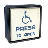  4'' (115mm) Hardwired Square Push Pad