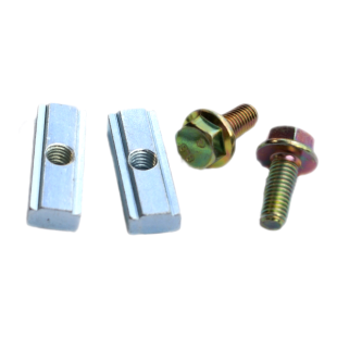 Record Door Leaf Mounting Hex Bolt & Slide Nut Pack